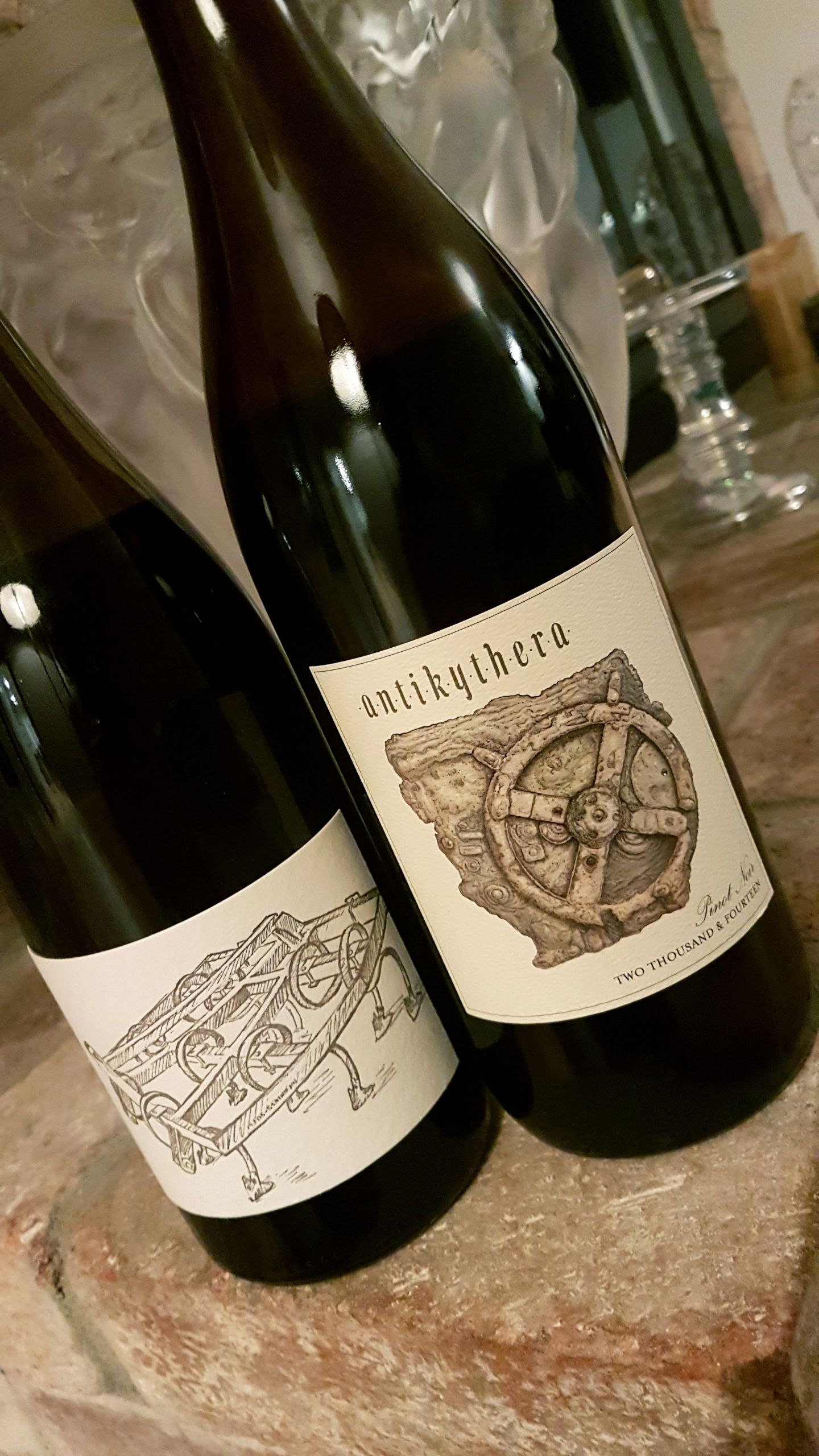 Selection from Antica Terra: Pinot Noir Eola-Amity Hills Antikythera (On the right, 96 points)