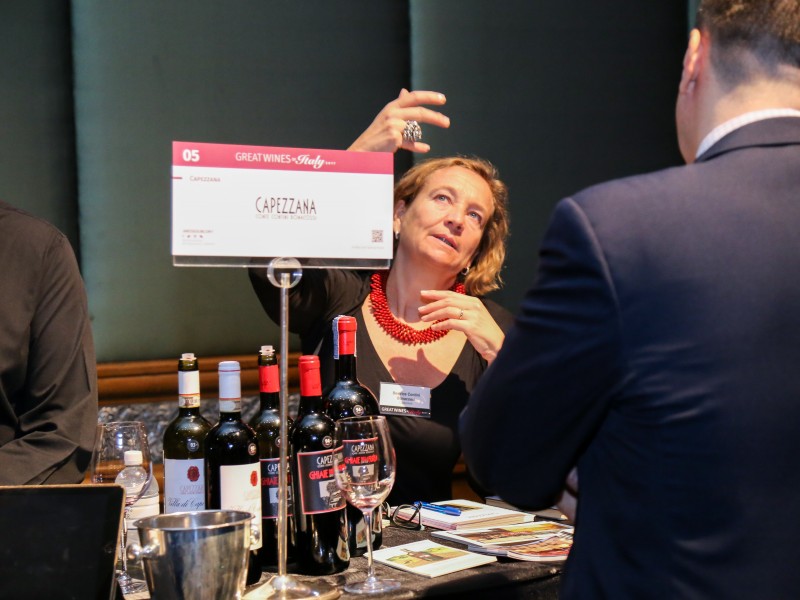 Beatrice Contini from Capezzana at Great Wines of Italy Bangkok 2017