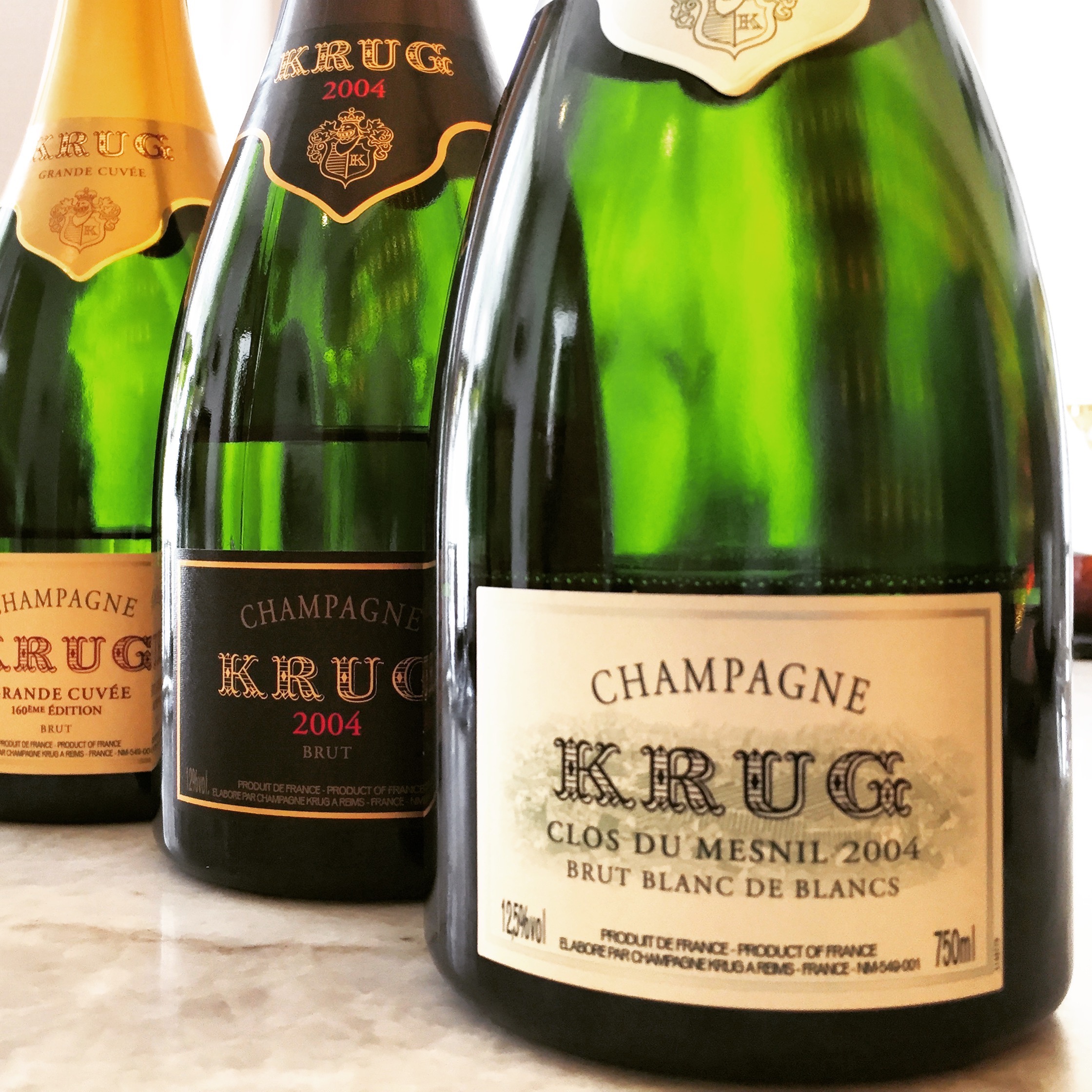 Krug's 2004s show vibrancy and freshness. The Clos du Mesnil is one of many fabulous blancs de blancs in this report.