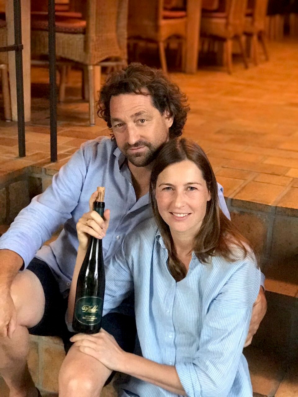 Lucas and Johanna Pichler of FX Pichler in the Wachau who's dry riesling Unendlich 2017 topped out Top 100 Austria in 2018.