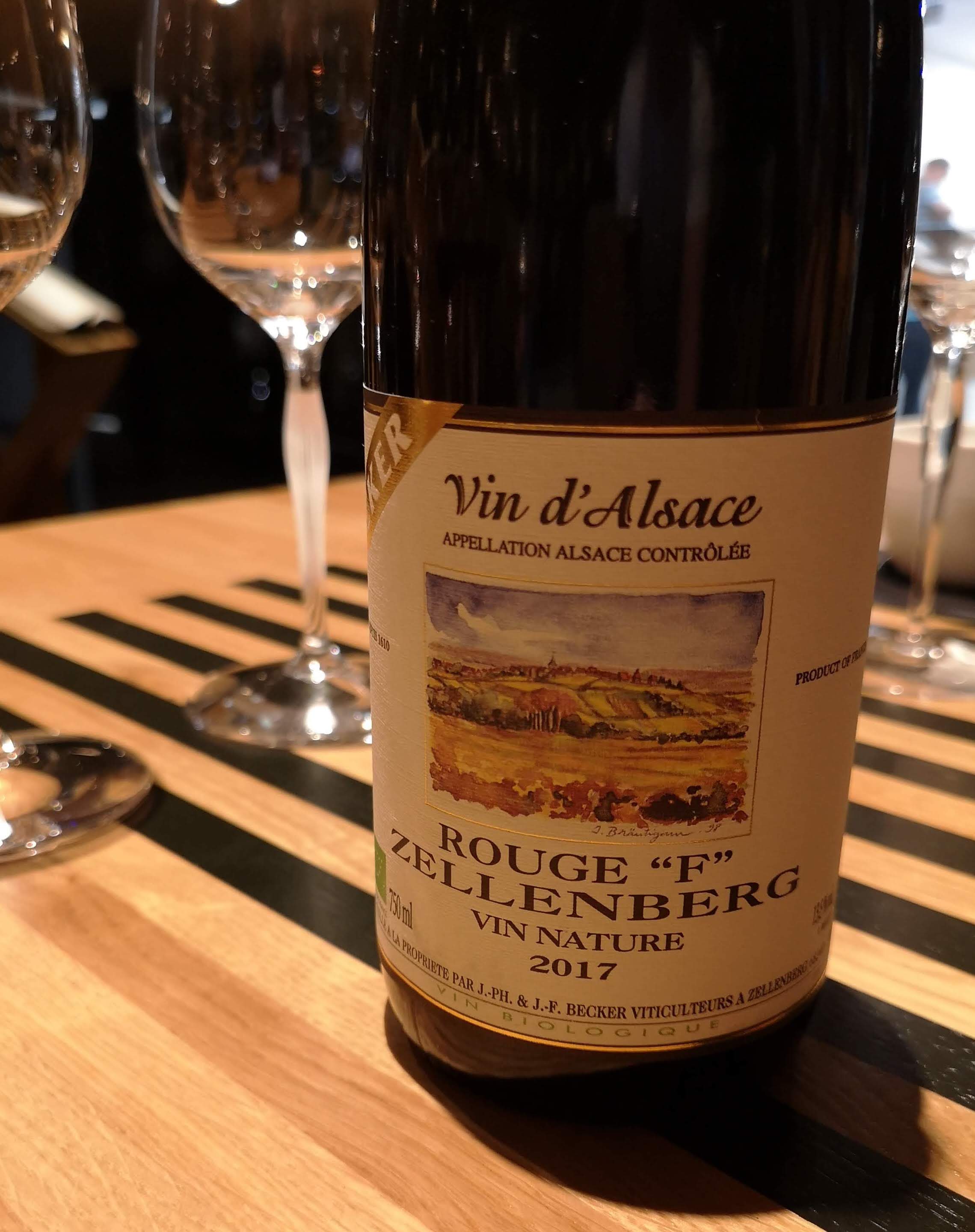 Alsace rouge F Zellenberg wine