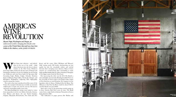 Prestige report: America’s wine revolution