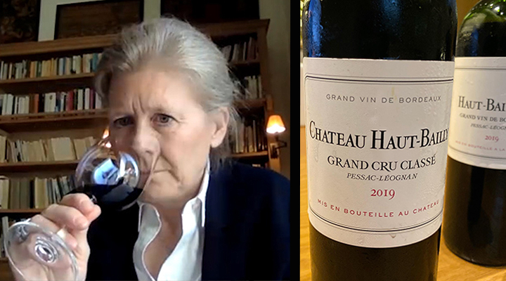 [Video] Zoom tasting session with Veronique Sanders of Chateau Haut-Bailly