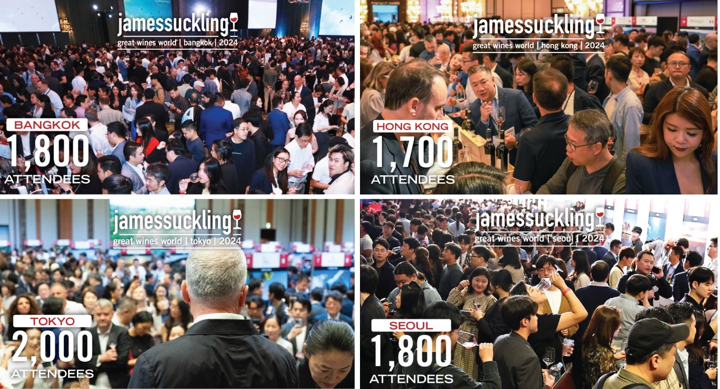 James Suckling Great Wines World Asia: 7,300 Attendees and 250 Wineries Equal a Roaring Success