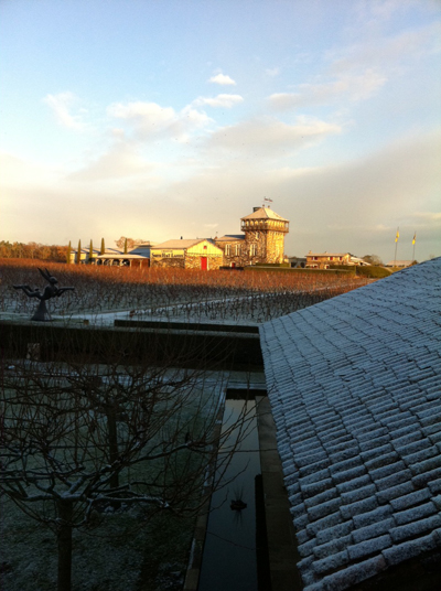 A snowy day in Bordeaux