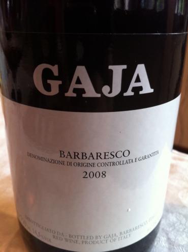 Tasting Report: 2008 Barbarescos, Gajas and Others